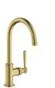 AXOR-HG-AXOR-Montreux-Einhebel-Waschtischmischer-210-mit-Hebelgriff-und-Ablaufgarnitur-Brushed-Brass-16518950 gallery number 1